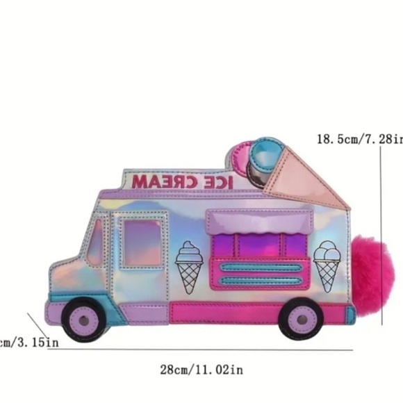 Ice Cream Truck Crossbody Bag - Picture 4 of 4